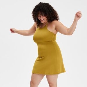 GIRLFRIEND COLLECTIVE Naomi Workout Dress In Saturn